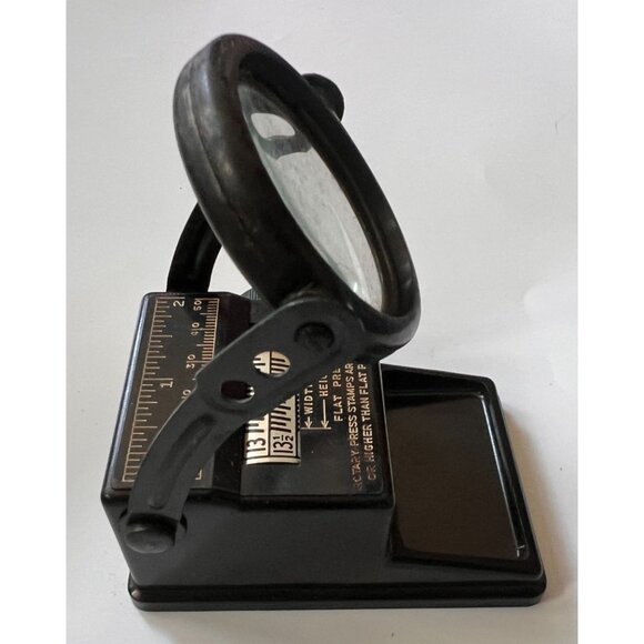 Vintage 1930s Roto-Gage Stamp Collector Measuring Device, Read Amazing History! - Picture 9 of 11